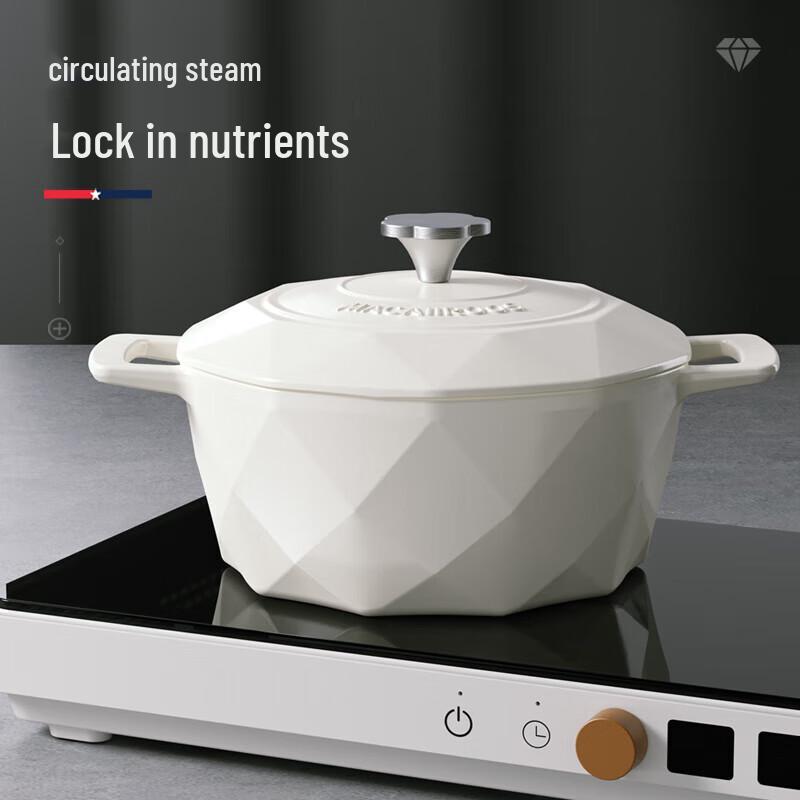 Macaiiroos Dazzling Diamond Enamel Pot