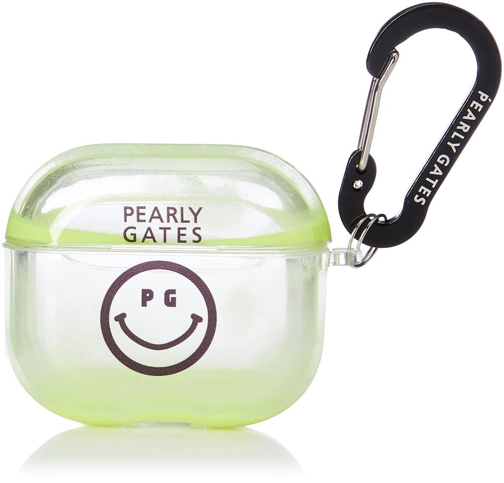 PEARLY GATES Unisex Neon Nico Air Pods Case / 053-2284618 130_Lime X Yellow FR