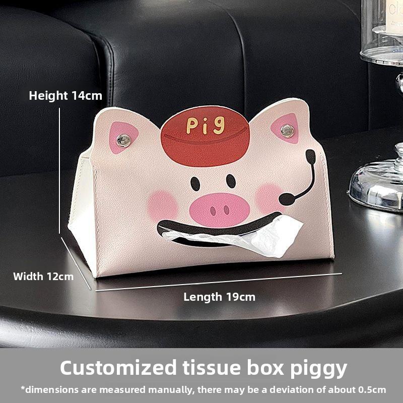 Modern Leather Tissue Box With Design For Living Room And Bathroom Decor