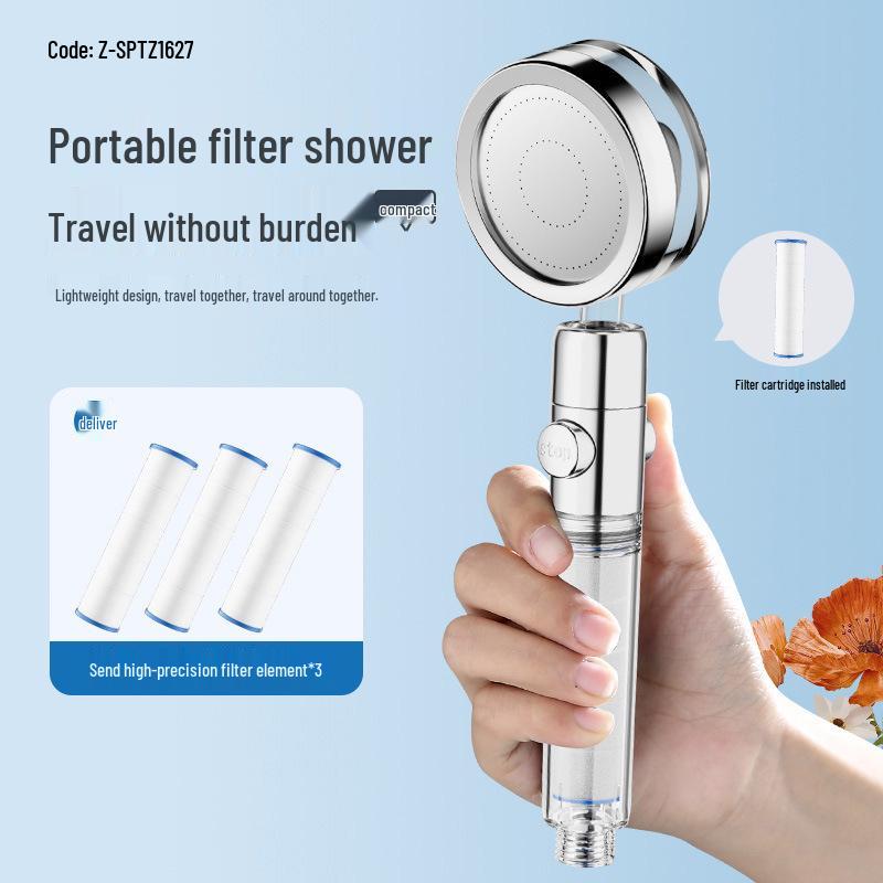 Thailand Portable Filtered Shower Head for Travel and Skin Beautification