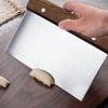 Edelstahl Teigschaber Schneider - Teigbankschaber Gebäckschneider mit Holzgriff und Messmarkierungen, Mehrzweck Küchenwerkzeug für Flache To