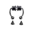 Fake Piercing Nose Ring Hoop Septum Non Piercing Nose Clip Rock HipHoop Stainless Steel Magnet Fashion Punk Body Women Jewelry