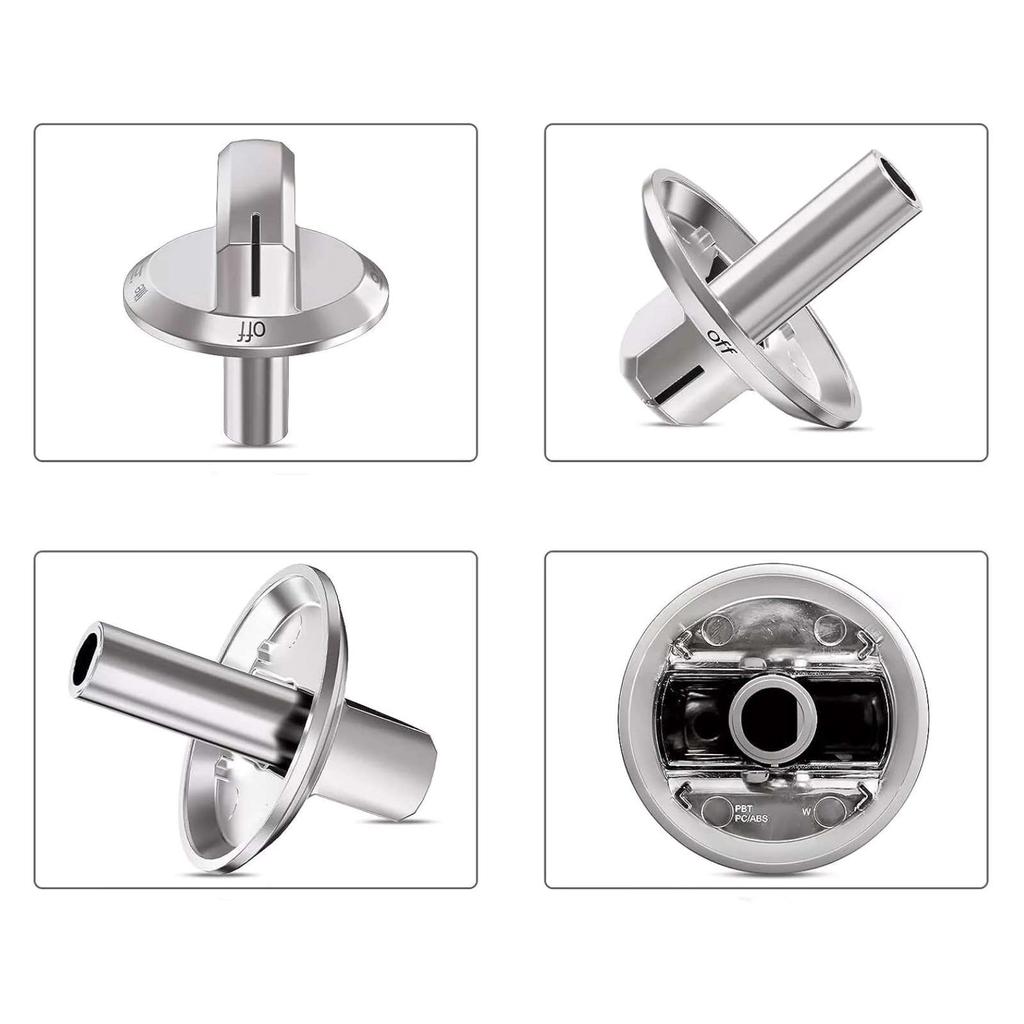 5Pcs/Set Gas Stove Rotary Switch Control Knobs Replacement Parts For Frigidaire Oven Gas Range Accessories 5304504839, AP6997304
