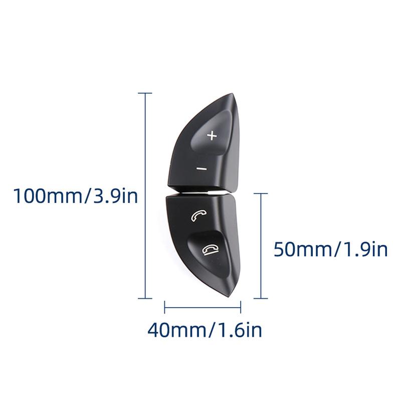 Lenkrad-Multifunktionsschalter-Tastenabdeckung für Mercedes Benz W220 W215 S430 S500 S600 CL500 CL600 1998-2006
