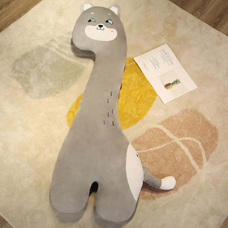 Large Dinosaur Pillow Plush Toy Unicorn Giraffe Doll Girl Sleeping Long Pillow Doll Ragdoll