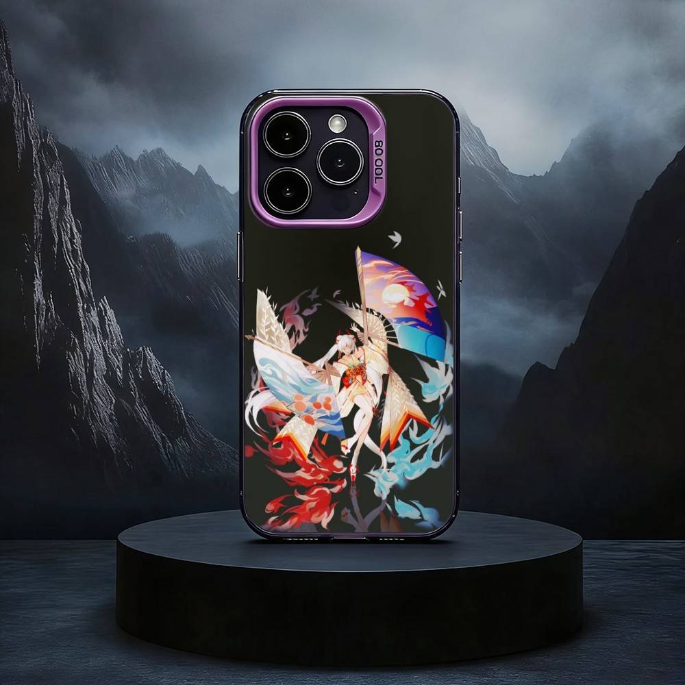 Cool O-Onmyoji Game Black Candy silver phone case Phone Case For iPhone17,16,15,14,13,12,11 Plus,Pro Max