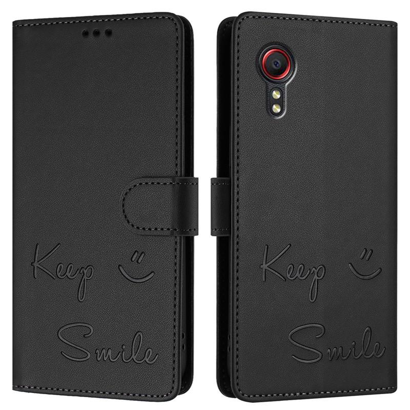 For Samsung Galaxy Xcover 5 Case Flip Etui on For Samsung Xcover5 Classic Phone Wallet Leather Cases SM-G525F Card Back Cover