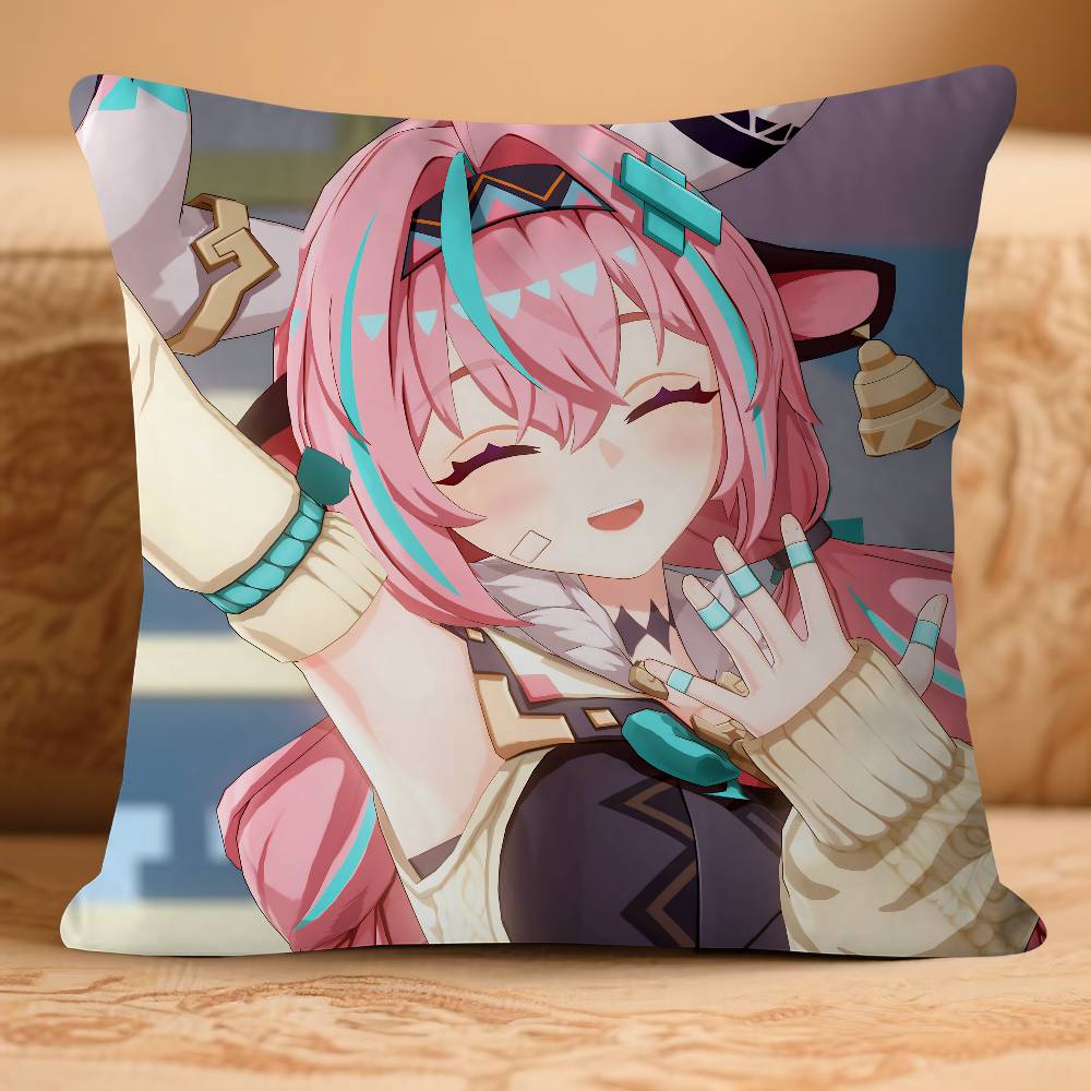 GenshinS Anime V-VaresaS Kissenbezug Abnehmbar Waschbar Kissenbezug – Ganzjährig Weiches Leinen