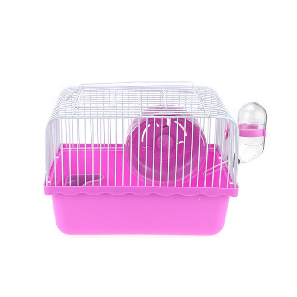 Luxury Portable Small Hamster Castle with Stairs - Golden Bear Paradise
