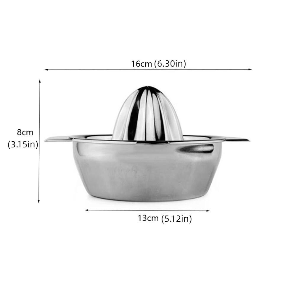 Juicer 304 Stainless Stee Hand Pressed Juice Maker With Bowl Lemon Squeezer  Fruit