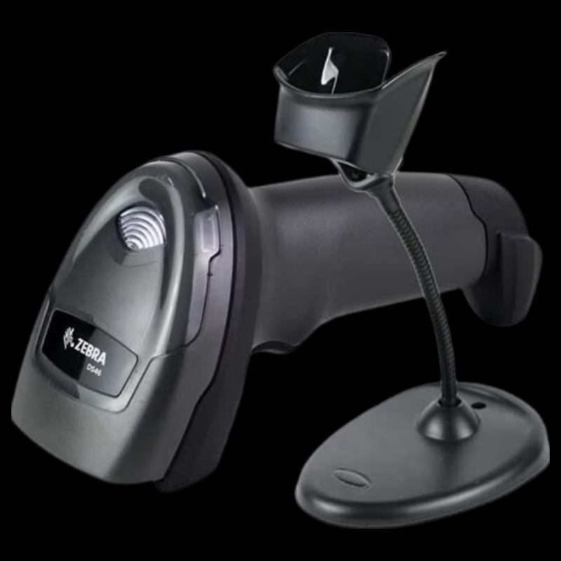 Zebra DS4608SR Wired 1D/2D Barcode Scanner with Stand