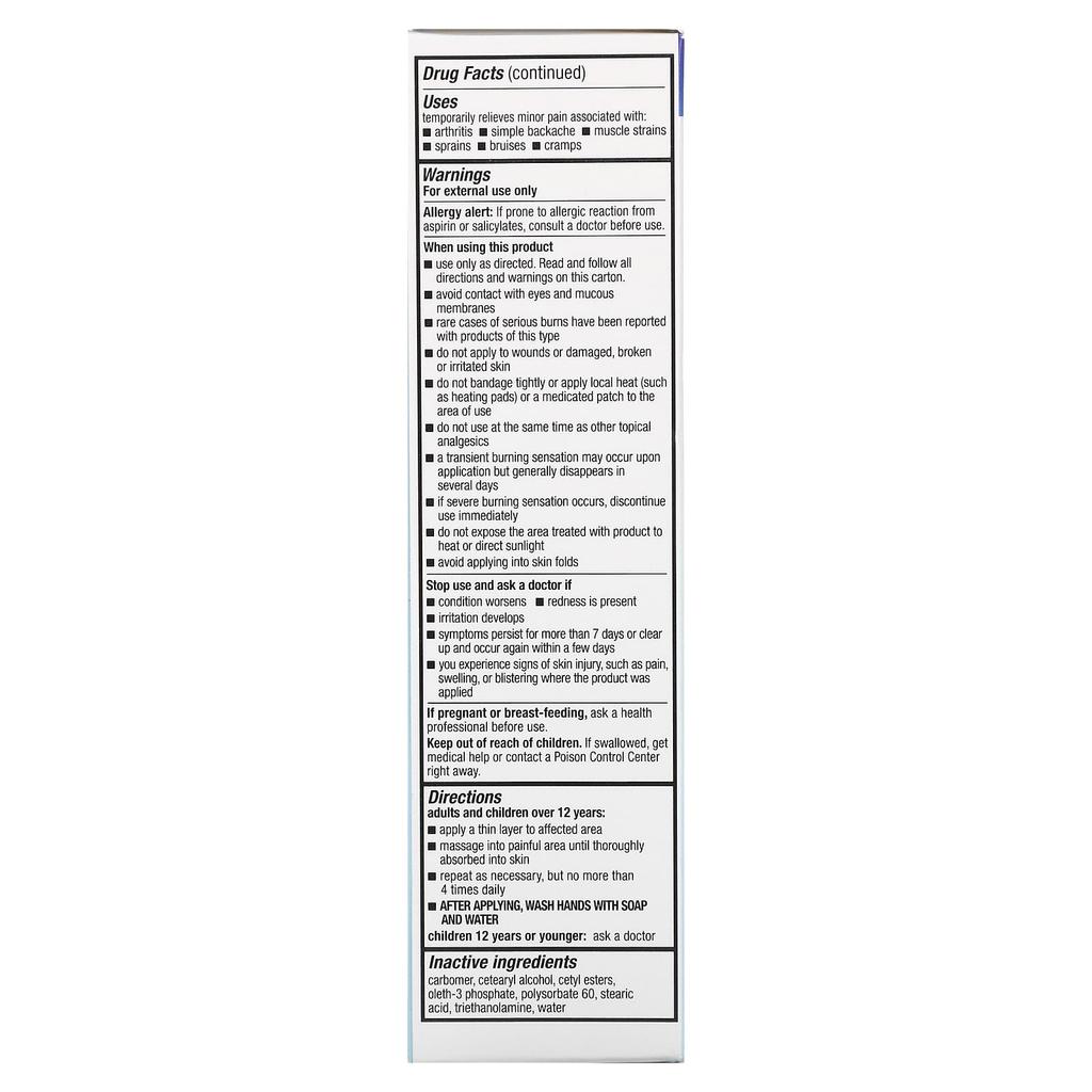 Original Pain Relief Cream, 85G(3Oz)