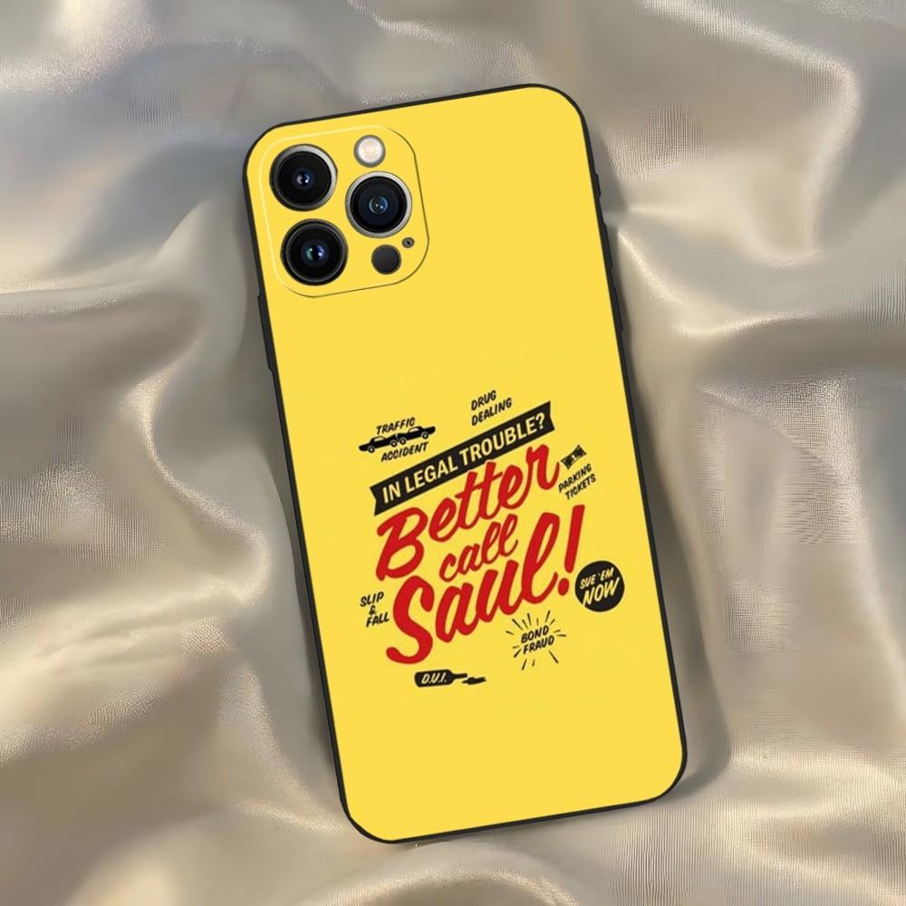 Better Call Saul Phone Case for Iphone 15 14 13 12 11 Pro Max Xr X Xs Mini 8 Plus SE 2022 Black Soft Silicone Cover