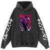 Chainsaw Man Anime Inspired Washed Cotton Hoodie Unisex Streetwear Long Sleeve Pullover Fall