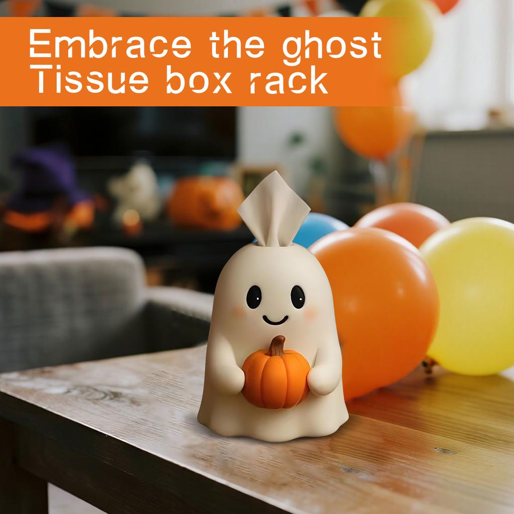 Hugging Ghost- Tissue Box Holder