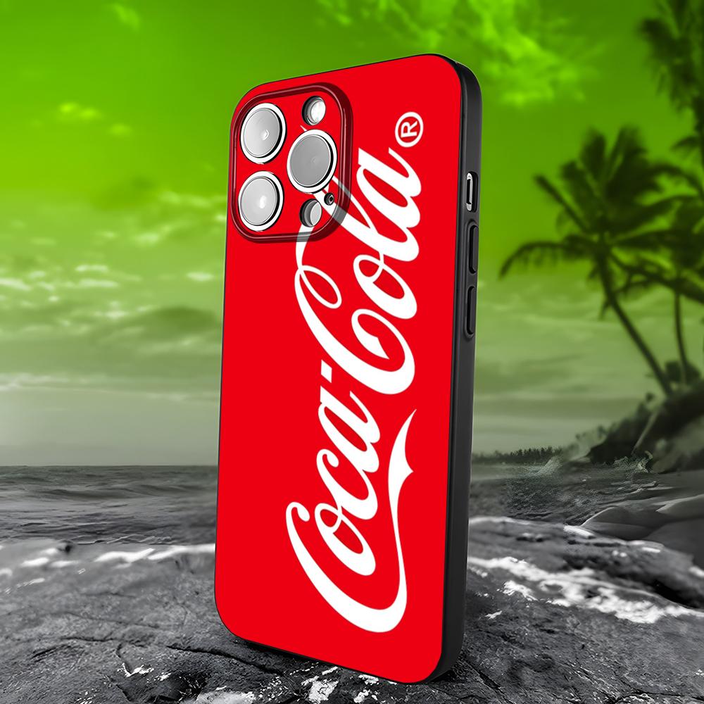 Hot C-Coca Drinks C-Cola Phone Case For IPhone 17 15 16 13 Pro Max 14 12 11 Xr X 8 7 6 Plus Luxury Back Cover