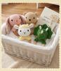 Knitted Cross-Stitch Plush Animal Doll - Cute Rabbit & Bear Companion