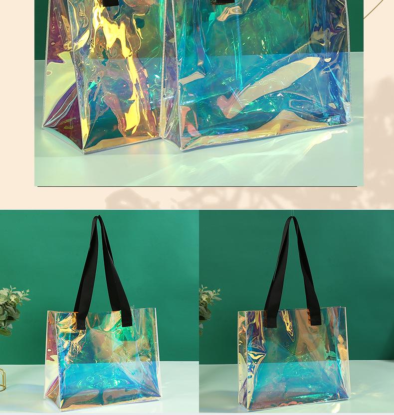 Transparente PVC-Gelee-Tragetasche für Geschenke und Souvenirs