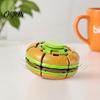 Angstlösende Gadgets Hamburgerpresse Fidget Spinner, Stress zum Drehen Burger Spielzeug, Spinner Dekompression Drehende Kugel Schreibtischspielzeug für Büro, Zuhause,