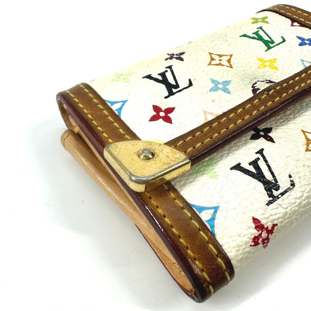 Louis Vuitton M92657 MonogramMulticolore Porto Monnaie-Plat Wallet coin purse