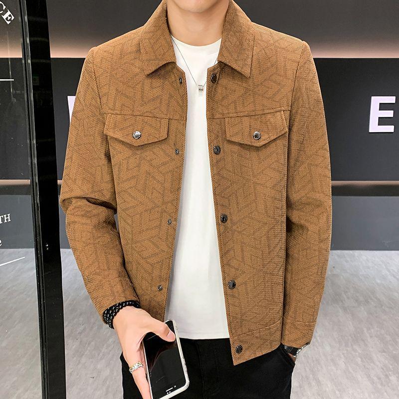 2025 Herren Vielseitige Freizeitjacke - Modisches Revers, Trendiger Herbst-/Wintermantel