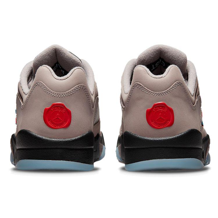 Paris Saint-Germain x Air Jordan 5 Retro Low Paname Sneakers Unisex Grigio Pomice Game-Royal DX6325-204
