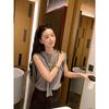 Lickysenior Early Spring Top Women 2025 Spring New Knit vest Long sleeves Shirt Versitile Fashion