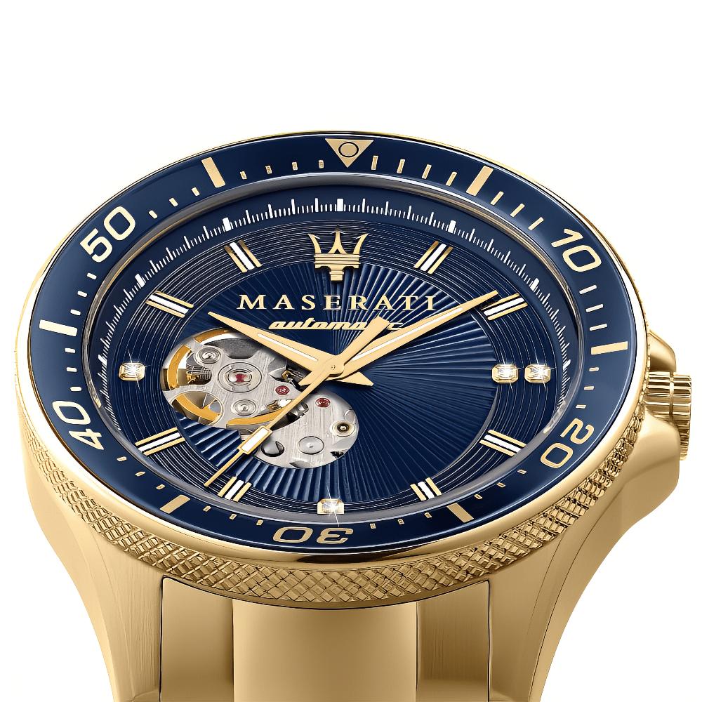 Maserati R8823140004 Automatische Herrenuhr mit Diamantzifferblatt Limitierte Auflage