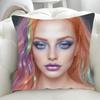 Makeup Girl Decorative Pillowcases for Pillows Lounge Chairs Pillowcase  Chair Cushion Cover X Fall Decor Pillow Hugs
