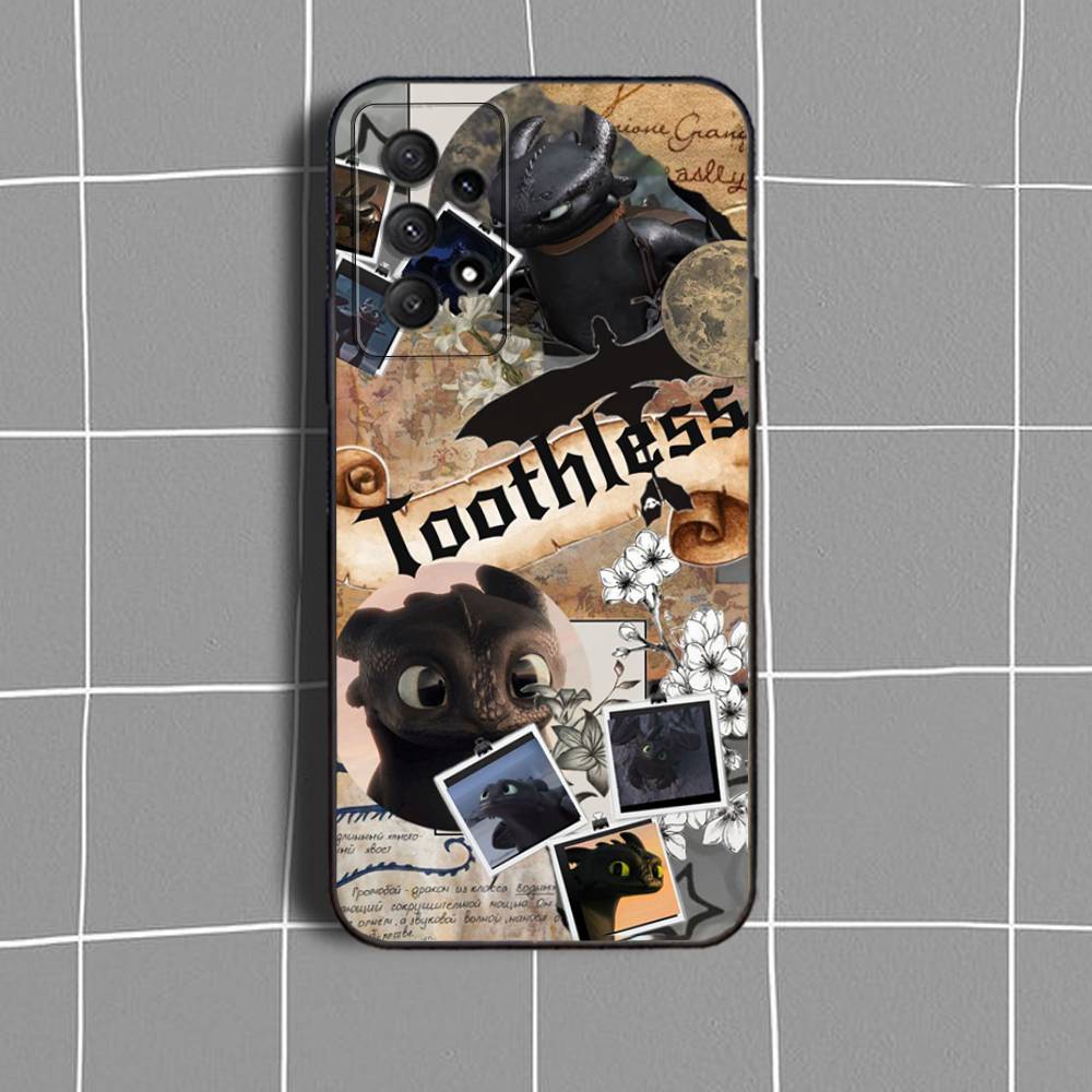 HowS to T-Train Y-Your Dragon Phone Case For Samsung Galaxy A 91,80,73,72,71,53,52,51,22,5G Shockproof Soft Black Cover