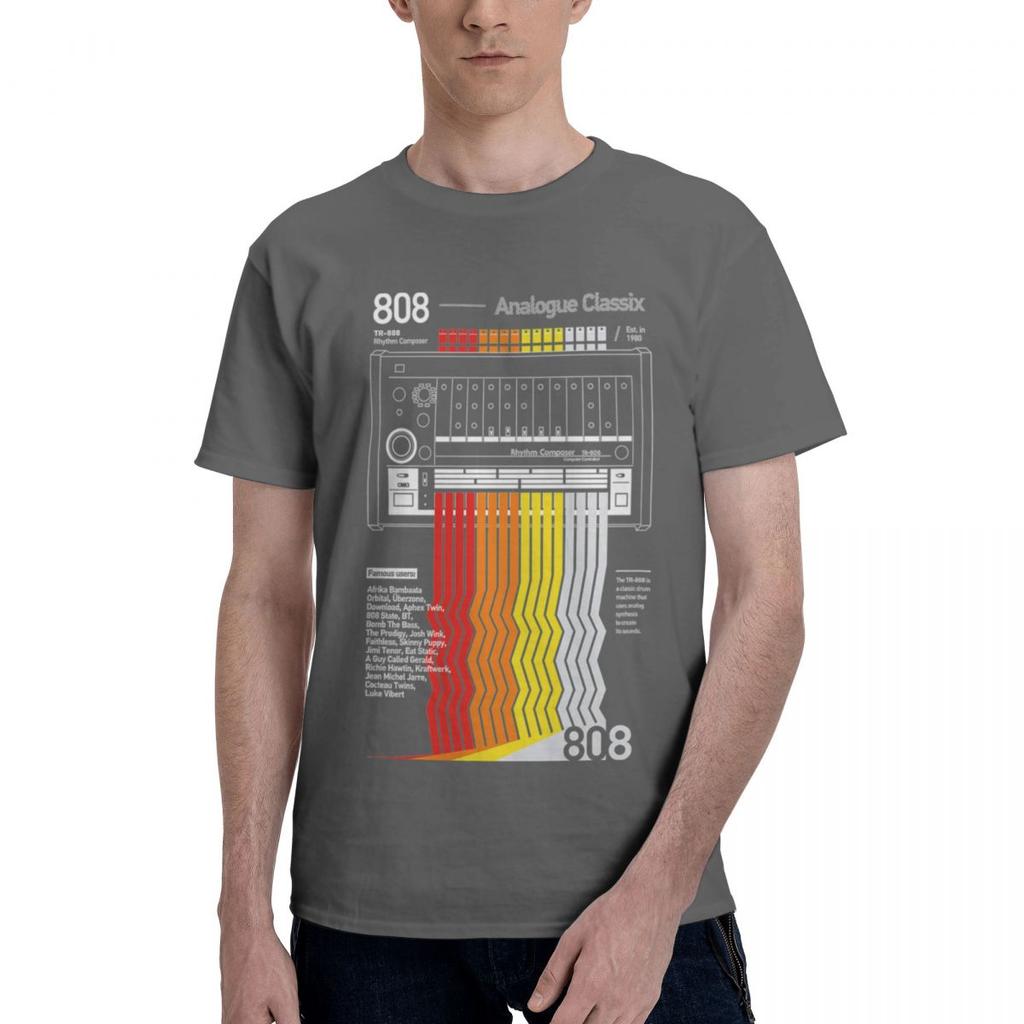 Pánské Dámské Tričko Roland TR-808 TR 808 Hudební Tričko Módní Čistá Bavlna Vintage Klasické Tričko s O-výstřihem Velké Velikosti