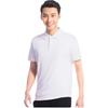 Li Ning Sports Lifestyle Series Simple Comfortable Breathable Outdoor Short Sleeve Polo Shirt Men Polo Shirts Standard-White APLU861-1