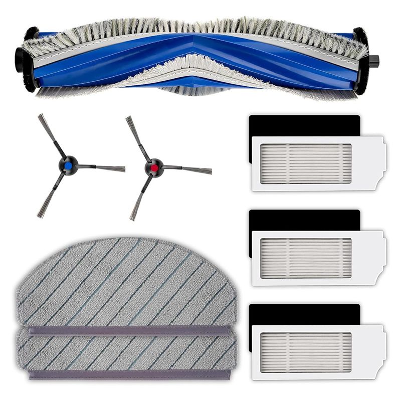 ABIY For ECOVACS DEEBOT N20 Pro Plus Roller Brush Side Brushes Robot Vacuum Accessories Kit