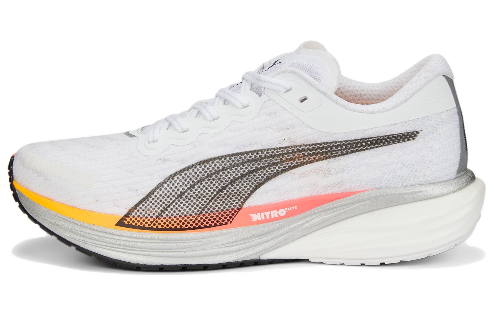 PUMA Deviate Nitro 2 White Sunset Glow 376807-04 40