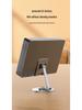 360° Rotatable Aluminum Stand for Mobile/Tablet - Portable & Adjustable for Hands-Free Use