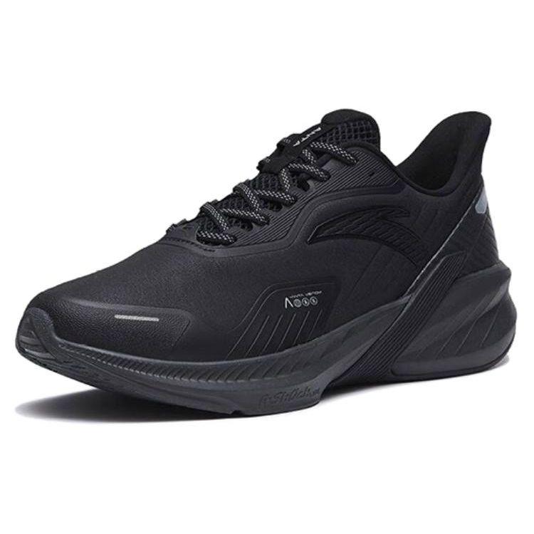 Anta Poison Dart 4 Comfortable Casual Shock Absorption Non-Slip Low-Top Running Shoes Men Running Shoes Black 112315520-7