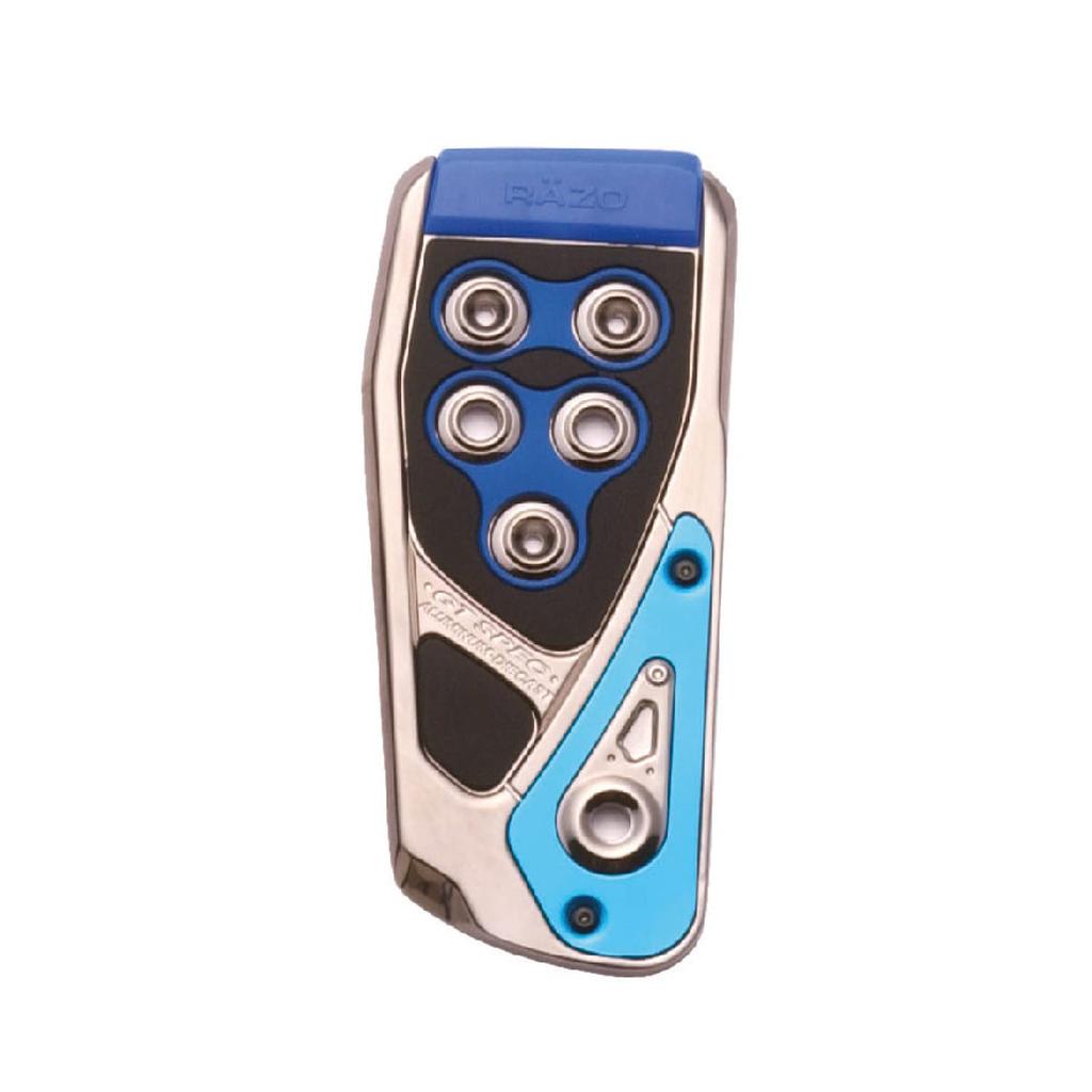 Carmate RAZO GT SPEC Footrest RP106BL Pedal, Blue,