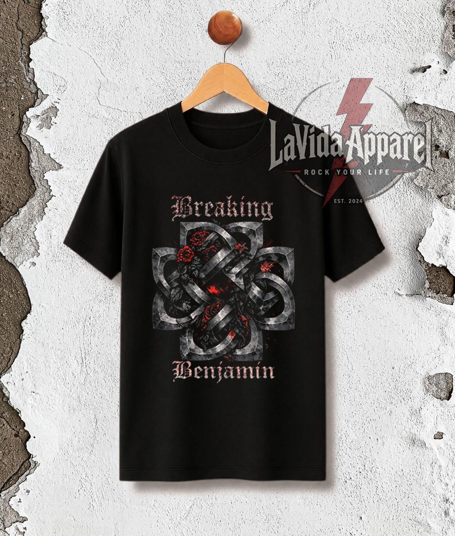 Breaking Benjamin Rock Band T-Shirt – Unisex Concert Graphic Tee 3XL
