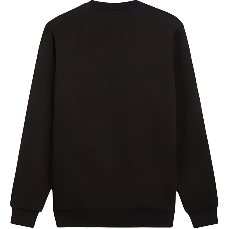 Puma Crew Neck Logo Long Sleeve Sweatshirt Men Sweatshirt Black 685290-01