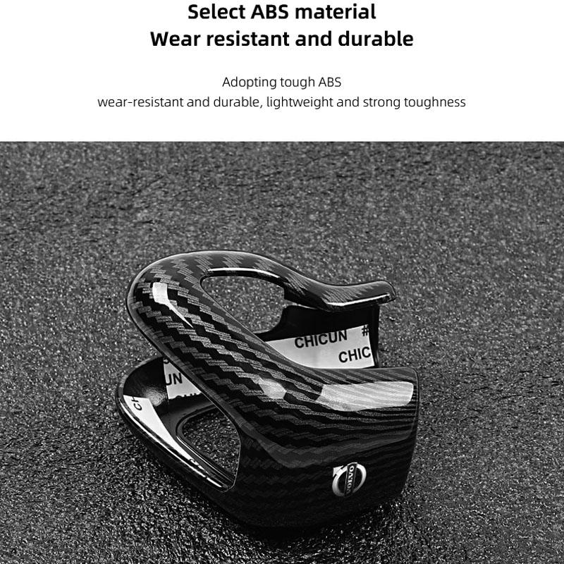 Car Badge Knob Handle Cover Gear Head Shift Emblem Stickers Decoration Decal Interiors For Volvo XC90 XC60 S60 V60 XC40 S90 V90