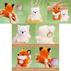 Cute Animal Fox Doll With Polyester Filling For Kids Backpack Accessory