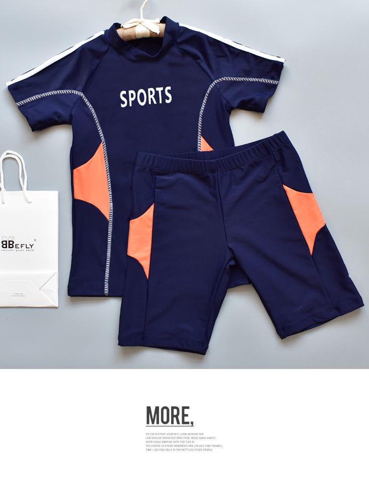 2020 Neuer Jungen-Bikini-Set mit Sonnenschutz, Übergröße