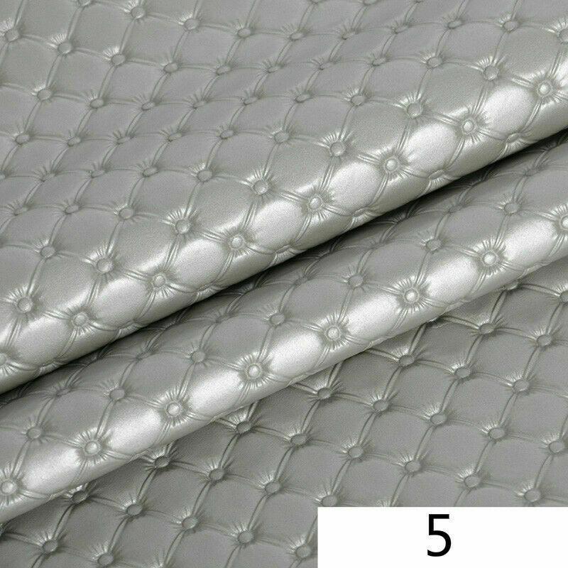 100x138cm Ražená PU kůže Umělá Syntetická Kůže Látky na Šití DIY Taška Pohovka Dekorace do Auta Domácí Čalounický Materiál