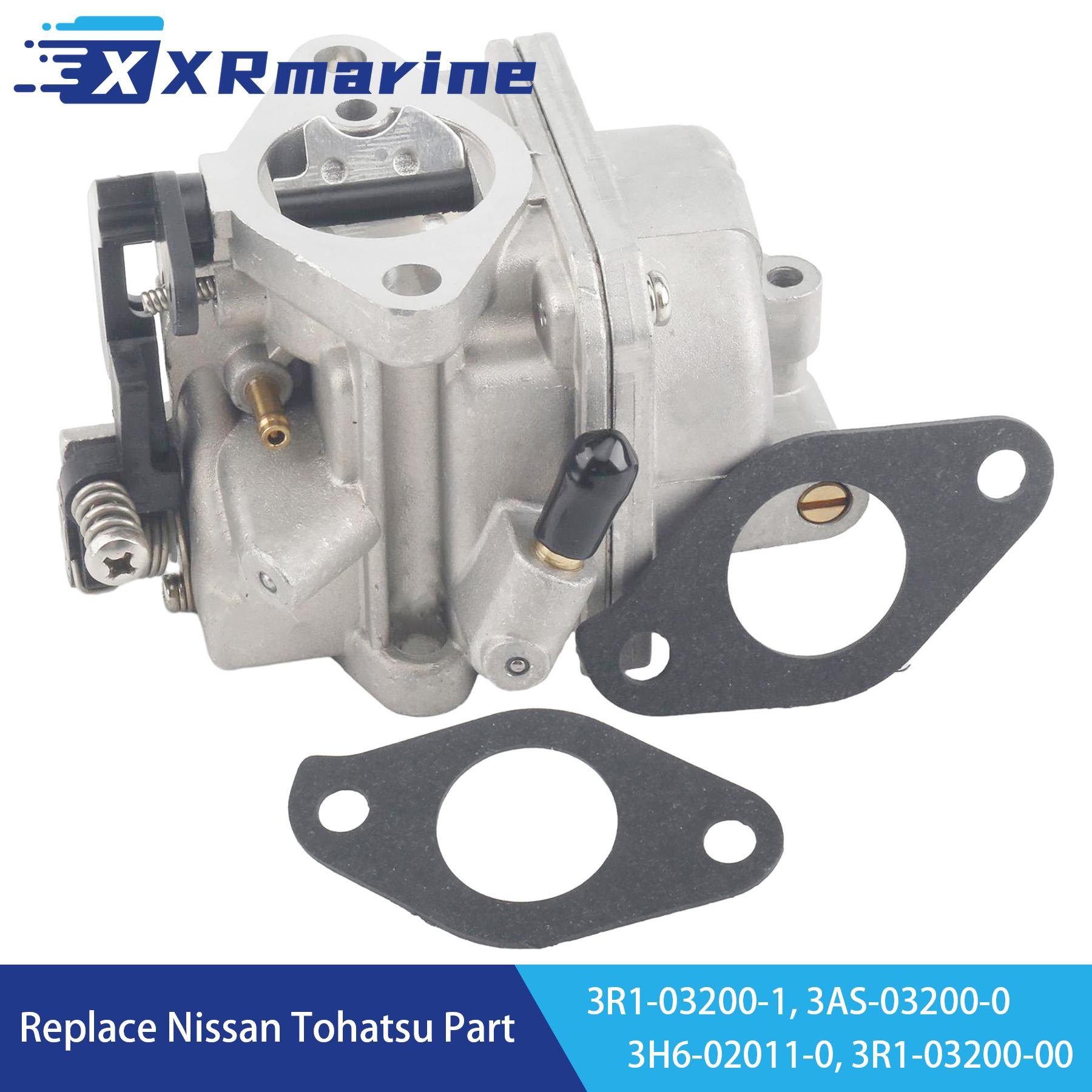 3R1-03200-1 Carburetor Assy With Gasket 3H6-02011 for Nissan Tohatsu 4 Stroke MFS NSF 3.5 4 5 6 HP Outboard Motors 3AS-03200 3R1-03200 3H6-02011