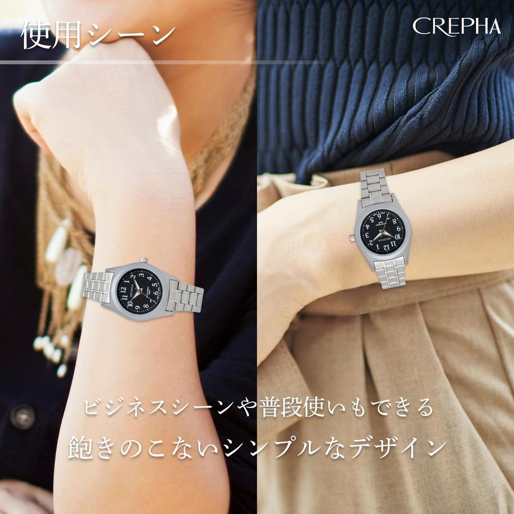 Clefer Serdica Analog Black Metal Japanese Silver Watch, Dial, Strap, Movement, SD-AL330-BKS, Men's,