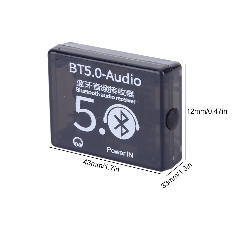 

10-1PCS BT Audio Receiver Board MP3 Lossless Decoder Player Board with Housing 3.7-5V Bluetooth5.0 Wireless Stereo Music Module