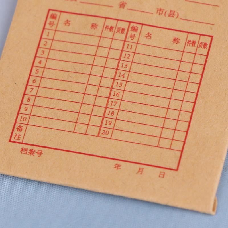 1/12 Dollhouse Simulation Kraft Paper Document Bags Dollhouse Study Office School Stationery Decoration Dolls House Accessories