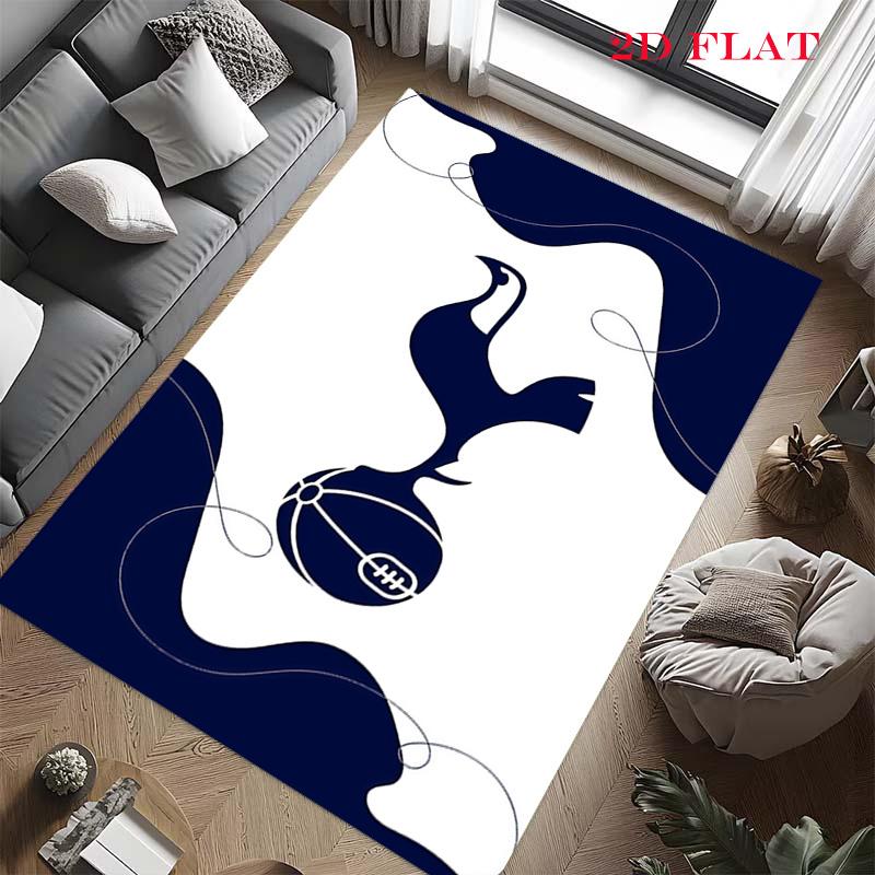 Tottenhamo logotipas Kilimas Svetainės Miegamojo Namų Sofos Dekoravimui, Vaikų žaidimų Neslystanti Grindų Kilimėlis