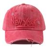 Fashion Letter Embroidery Baseball Cap Retro Washed Shabby Dad Hats Outdoor Cycling Travel Adjustable Sun Hats For Women Men