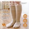 Camel Organic Cotton Long Made in Authentic Camelya Bonus Suitable for Sensitive Cold Insulation [Tennen-ya] & Knee-High Socks, Unisex, 2-Pair Set,